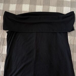 a new day Classic Black Off the Shoulder Top